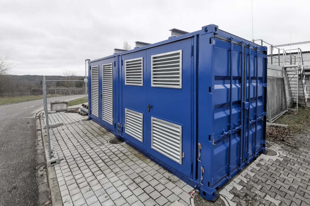 Rechenzentrumcontainer im Belüftung