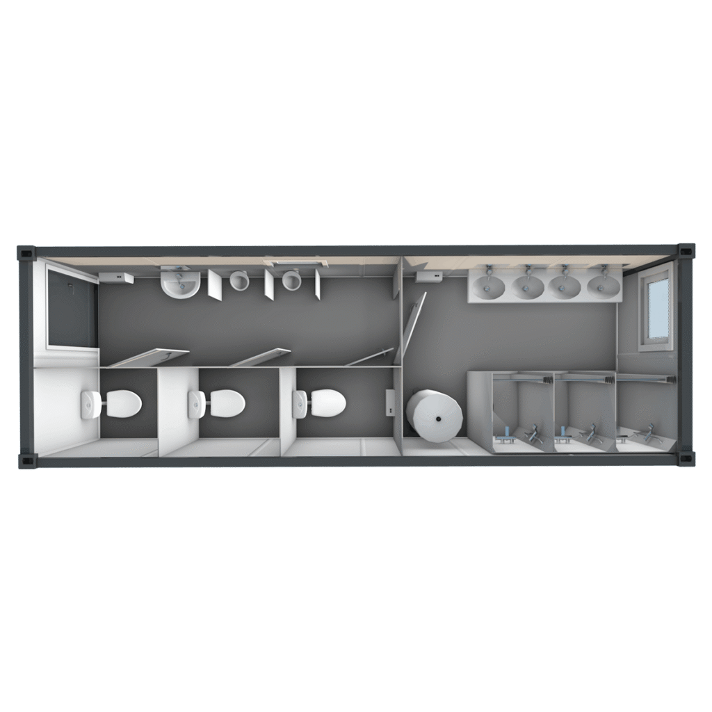 24′ Sanitärcontainer