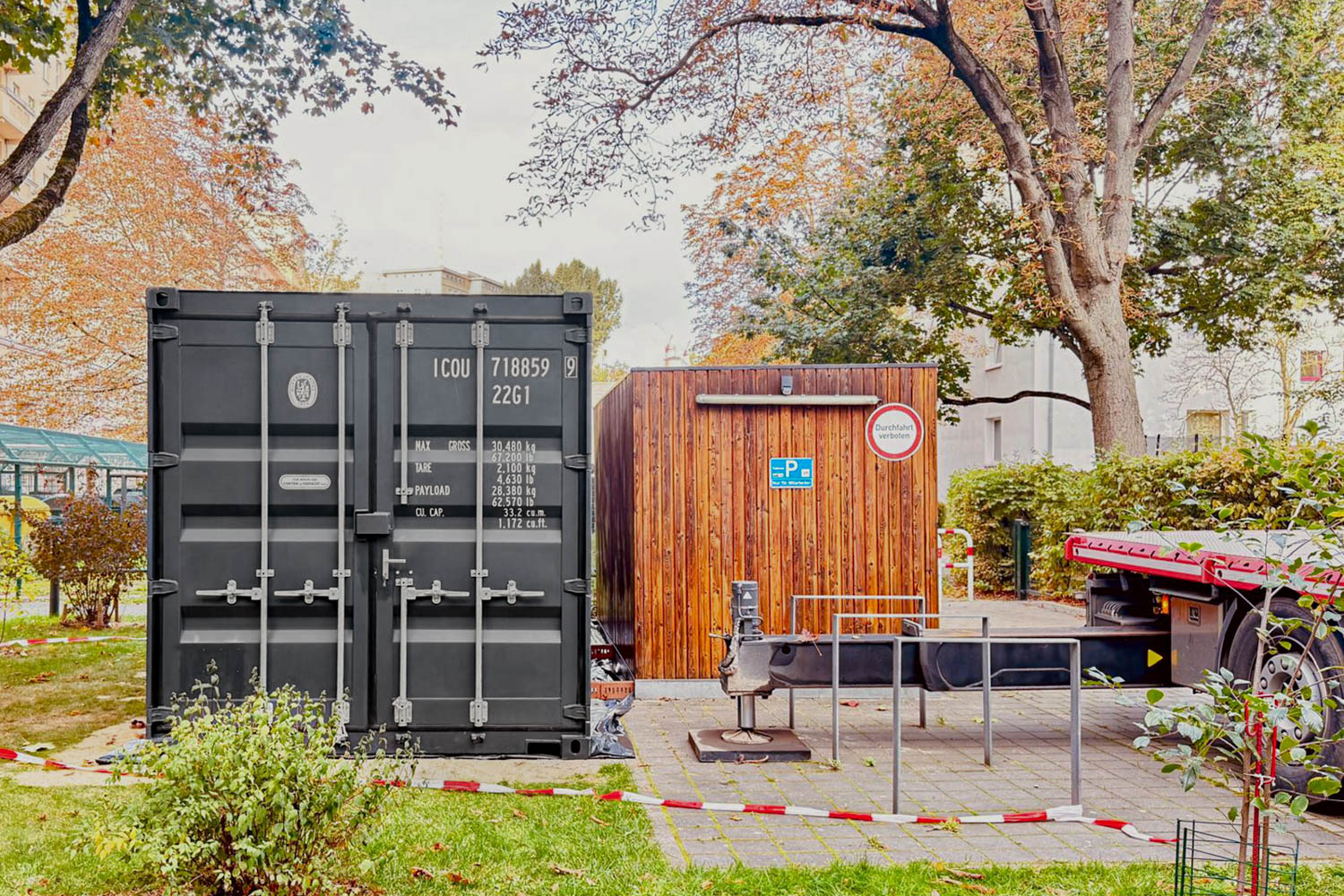 Neuer Lagercontainer für das Kinderhospiz Berliner Herz