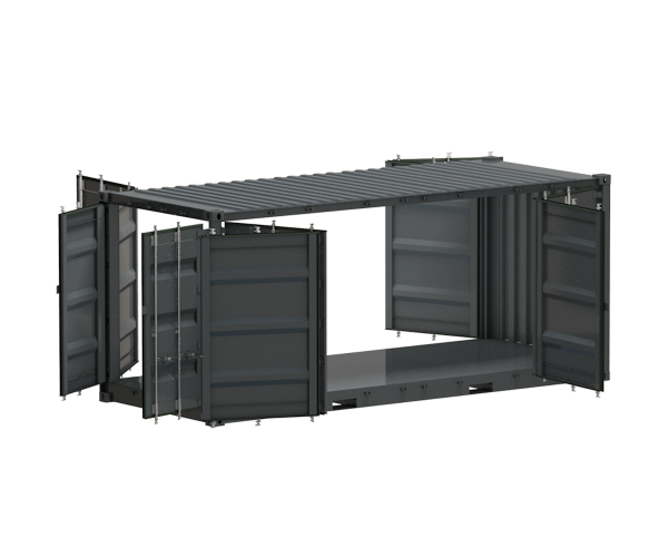 20 Fuss Double Sidedoor Seecontainer