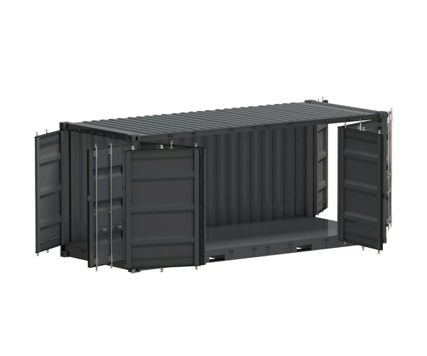 CONRO 20 Fuss Double Door Side Door Seecontainer