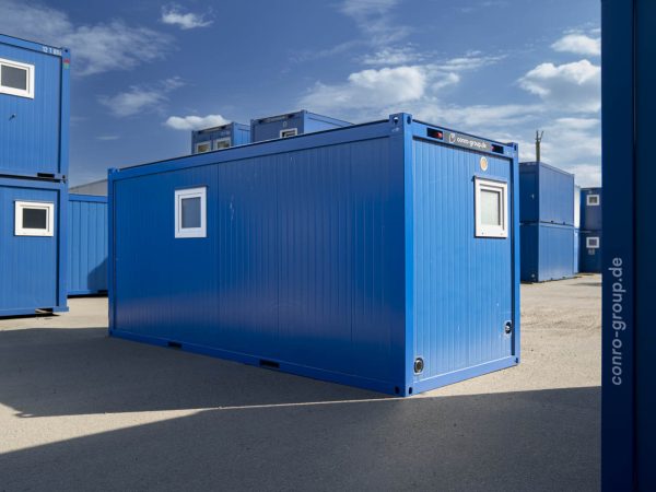 Außenansicht 20' Sanitärcontainer