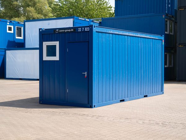 Außenansicht 20 Fuss Damen Herren WC Container Typ SA7