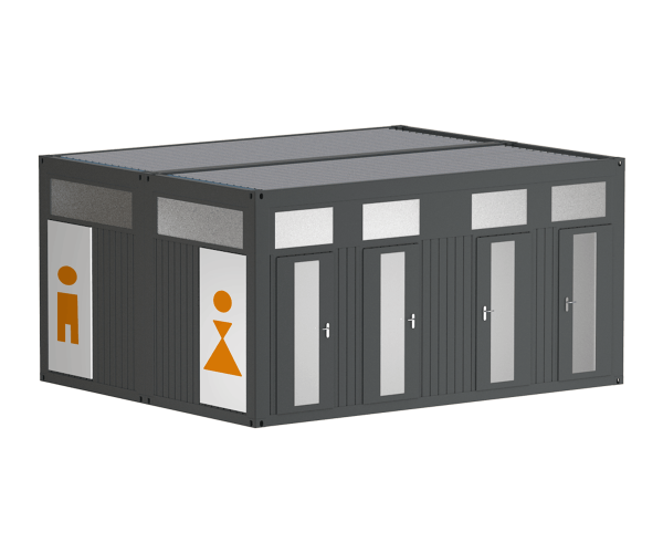 3D Visualisierung einer Sanitären Anlage zur Veranschaulichung